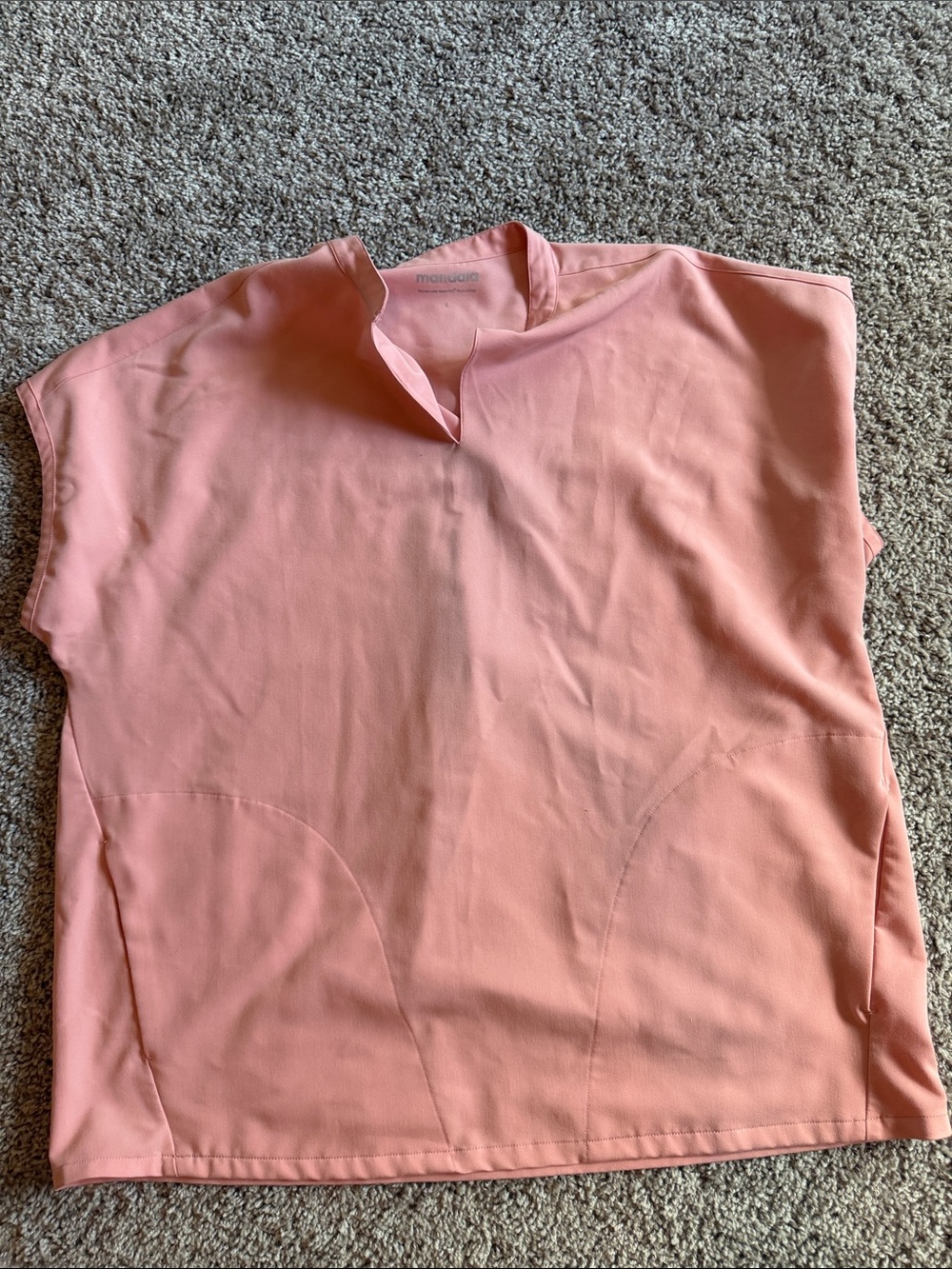 Pink Split-Neck Women’s Top